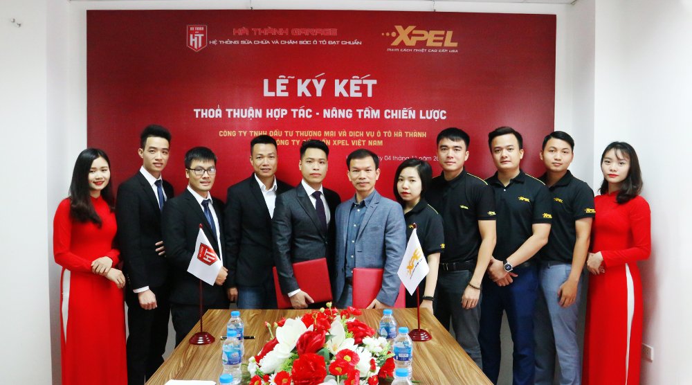 Buổi lễ ký kết hợp tác chiến lược giữa Hà Thành Garage & Xpel Việt Nam diễn ra thành công tốt đẹp