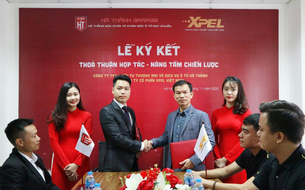 Hà Thành Garage ký kết hợp tác chiến lược với Xpel Việt Nam