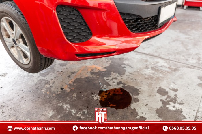 Rò rỉ dầu hộp số dưới gầm xe