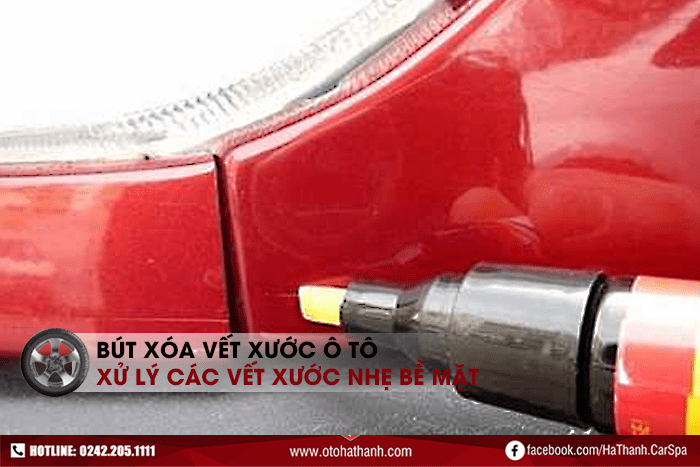 Sử dụng bút xóa vết xước ô tô xử lý xe ô tô bị trầy xước nhẹ bề mặt