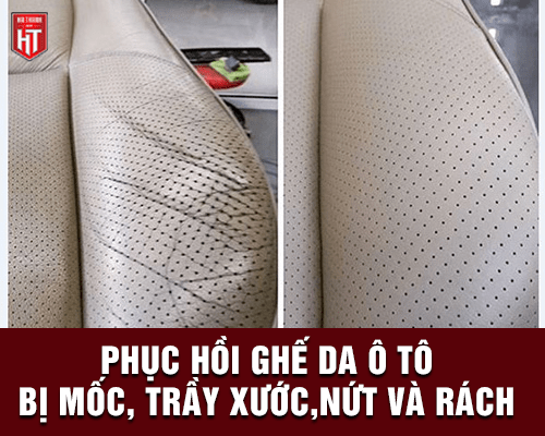 Phục hồi ghế da ô tô tại Hà Nội - Hà Thành Garage