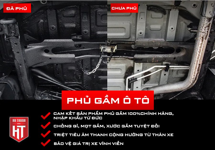 Báo Giá Dịch Vụ Sơn Phủ Gầm Chống Gỉ Tại Hà Thành Garage