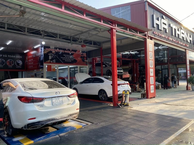 Dịch vụ chăm sóc xe ô tô tại Hà Thành Garage Kiến An