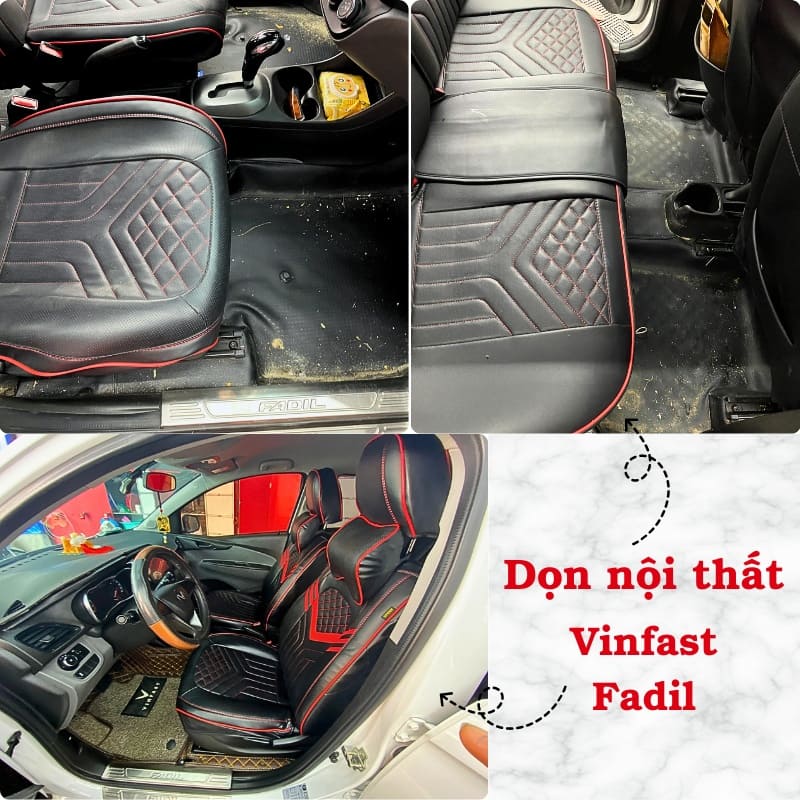 Dọn nội thất ô tô Vinfast Fadil