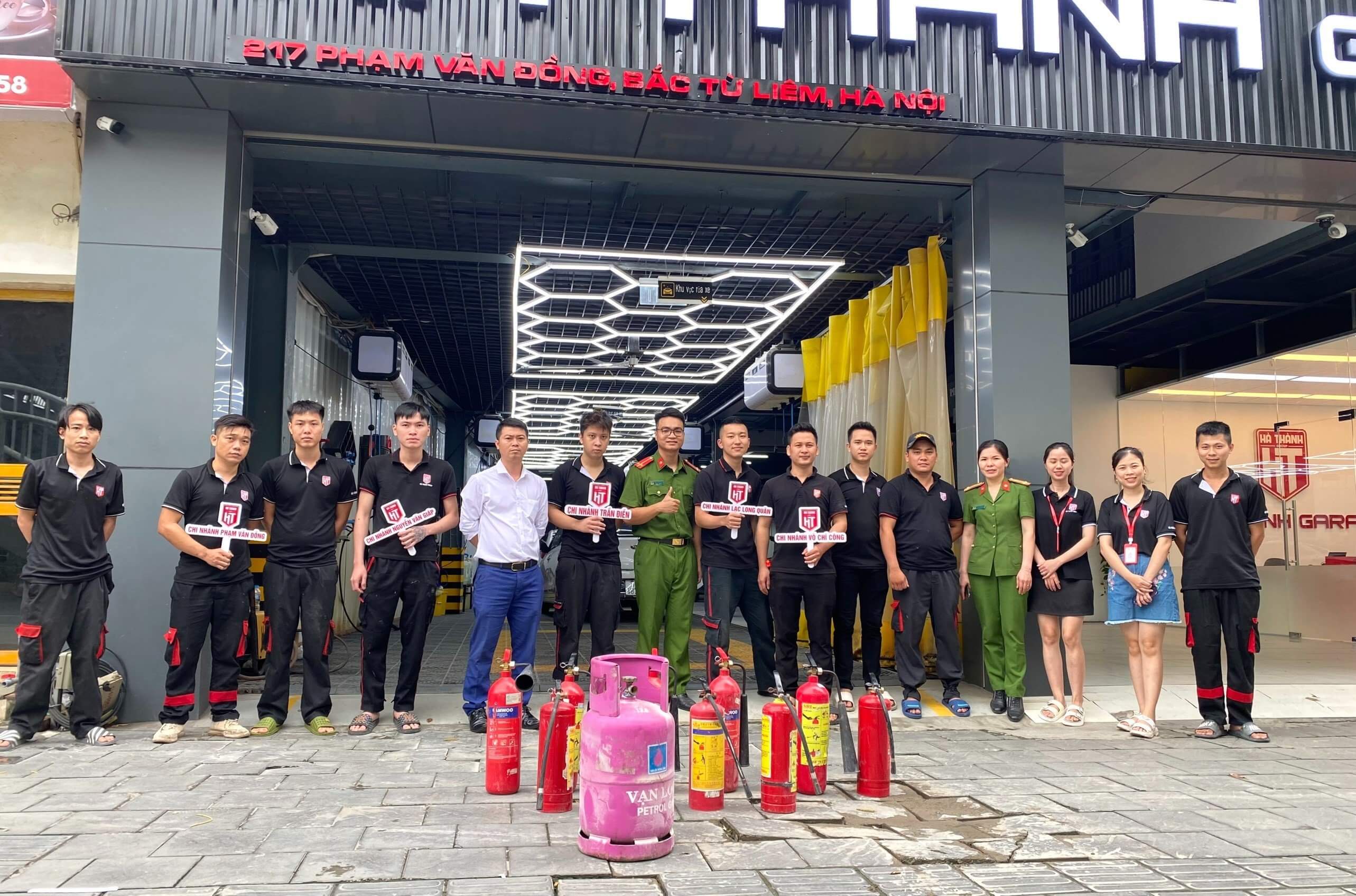 CBCNV Hà Thành Garage tham gia tập huấn công tác PCCC
