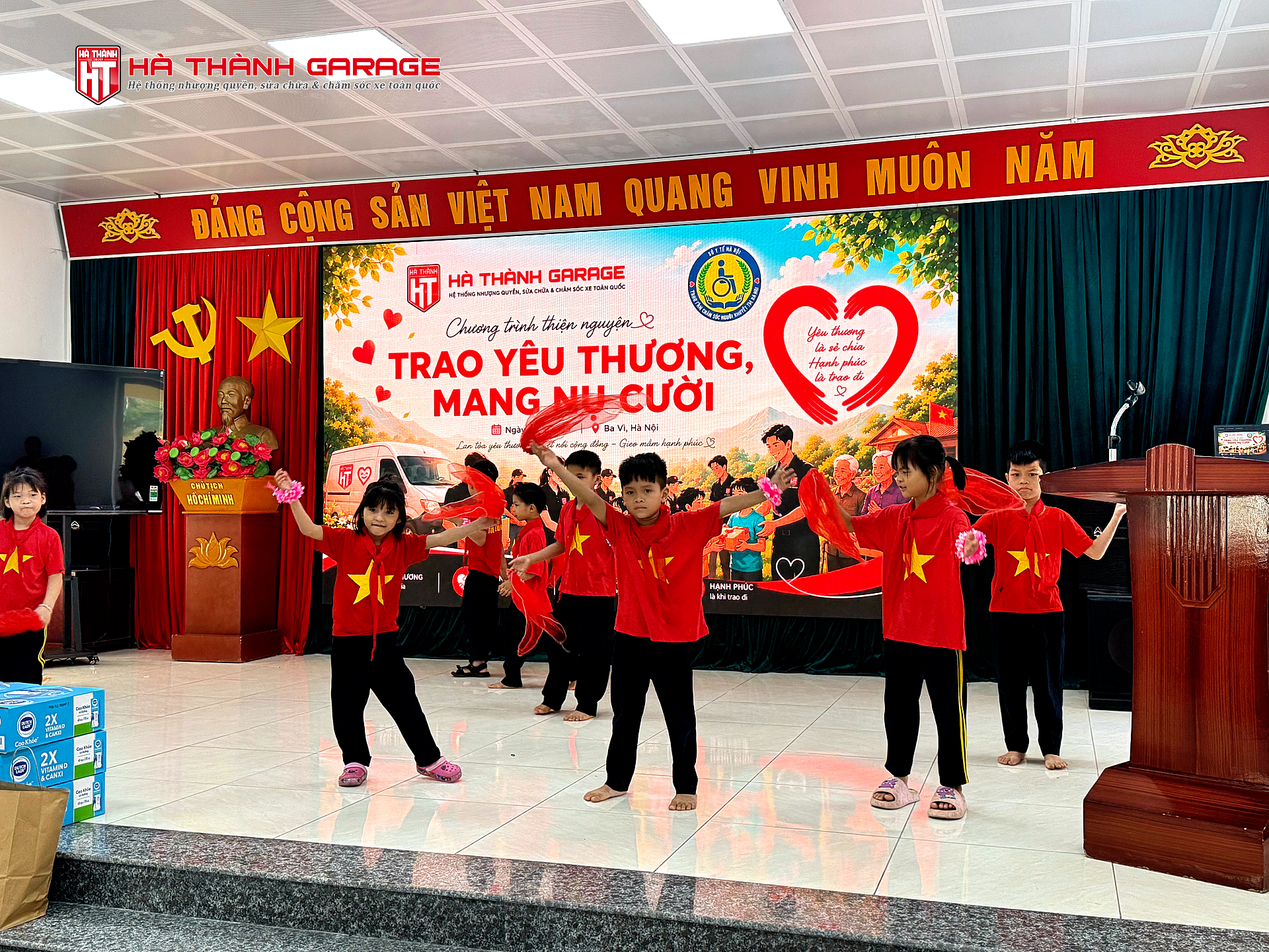 Những khoảnh khắc ý nghĩa của các em tại trung tâm 