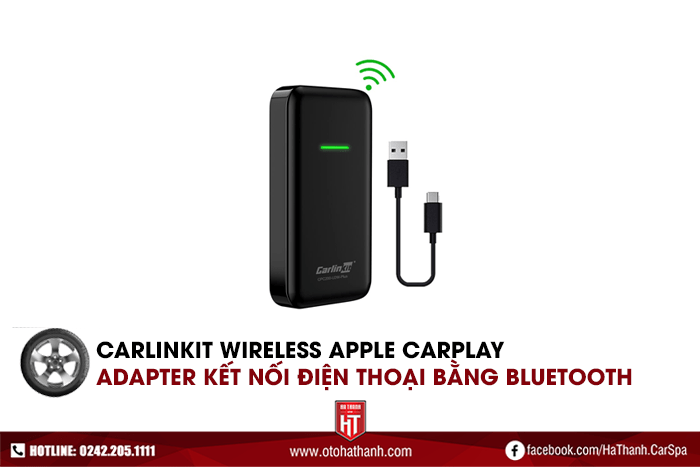 Carlinkit Wireless Apple Carplay chuyển đổi Apple Carplay có dây thành không dây