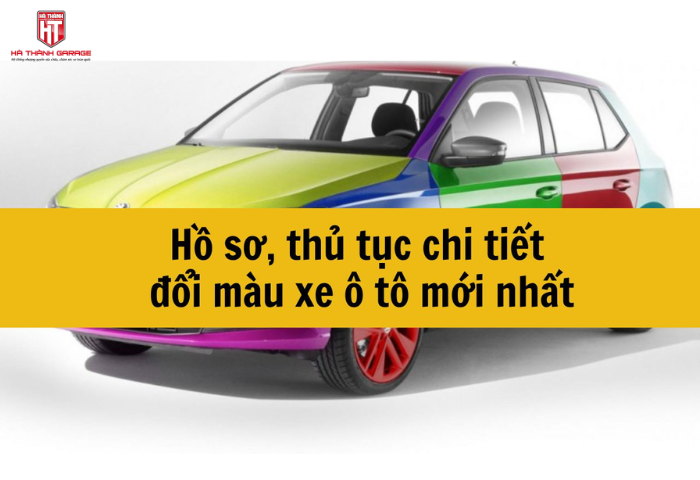 Thủ Tục Đổi Màu Ô Tô Hợp Pháp Năm 2025: Hướng Dẫn Chi Tiết