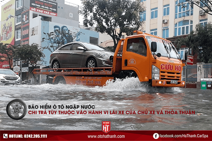 Xe ô tô bị ngập nước có được bảo hiểm không?