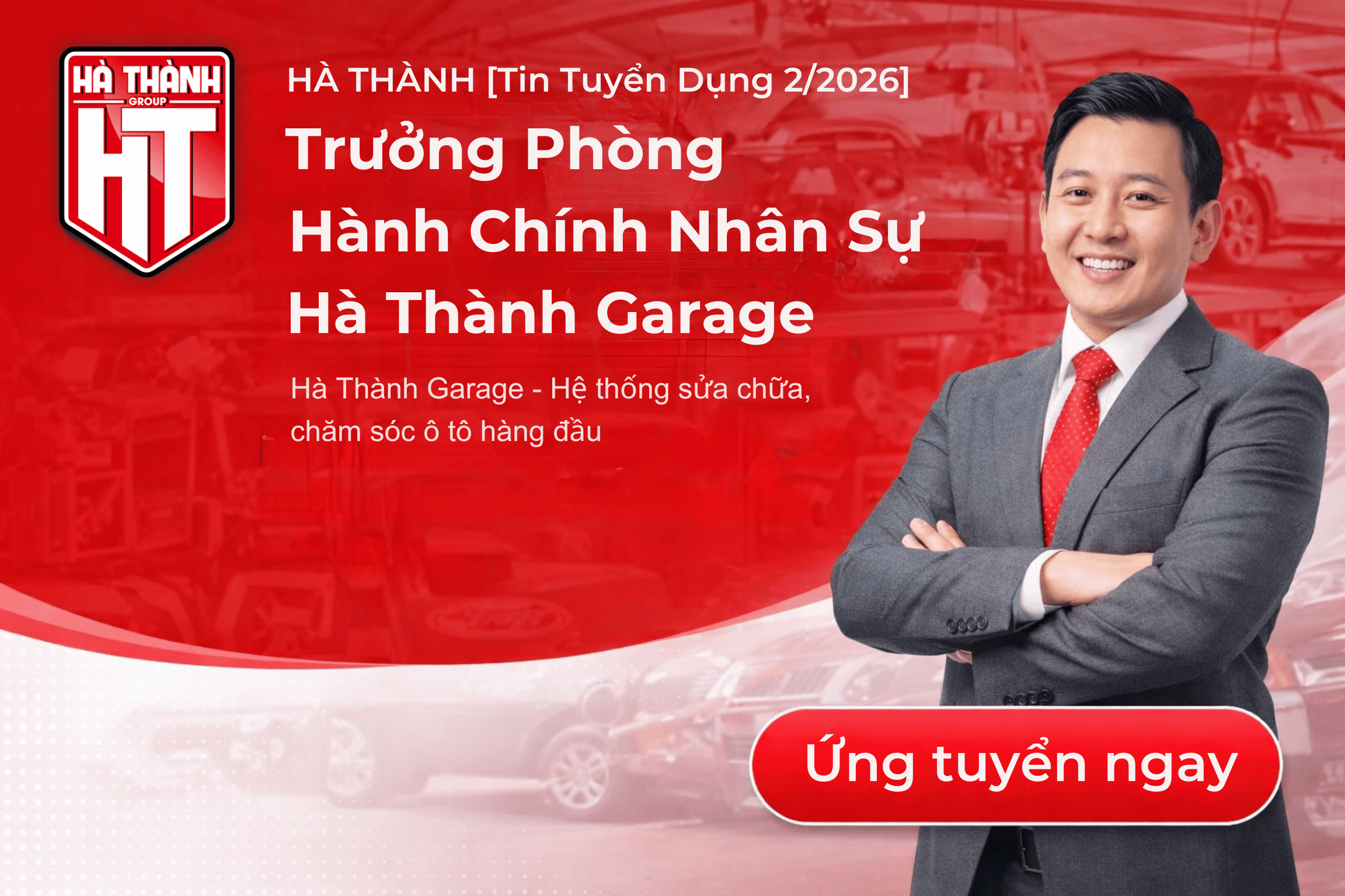 Tuyển dụng Trưởng phòng hành chính nhân sự Hà Thành Garage