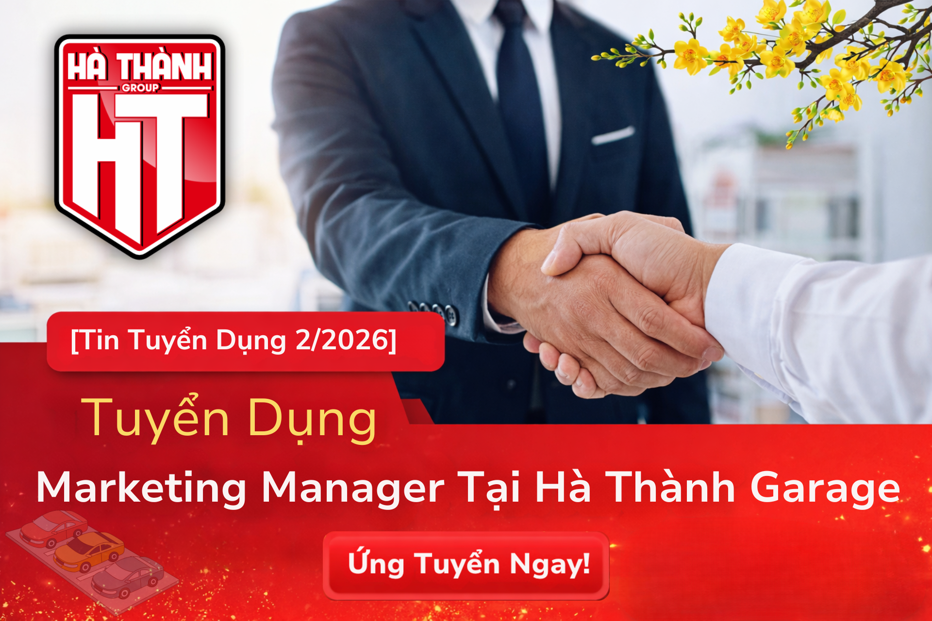 [Tin Tuyển Dụng 2/2026] Tuyển Dụng Marketing Manager Tại Hà Thành Garage